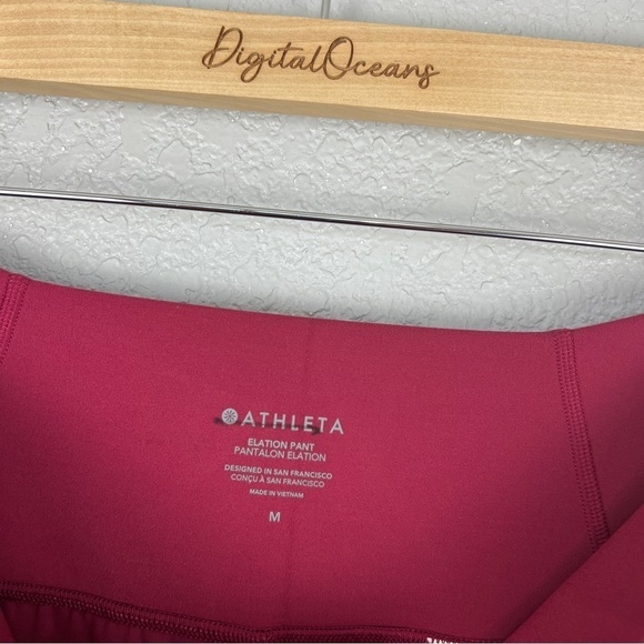 Athleta NWOT Elation Pant, Coffeeberry (Red) M - High-Rise, Powervita, Yoga - Picture 7 of 10